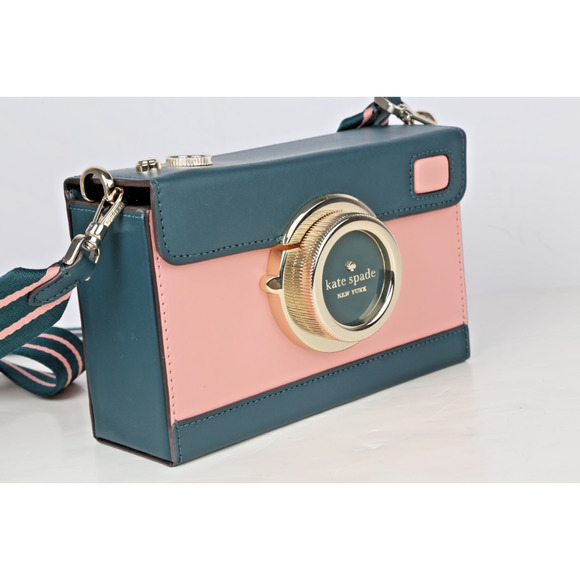 Kate Spade New York Oh Snap Camera Crossbody Bag Pink - Picture 1 of 16